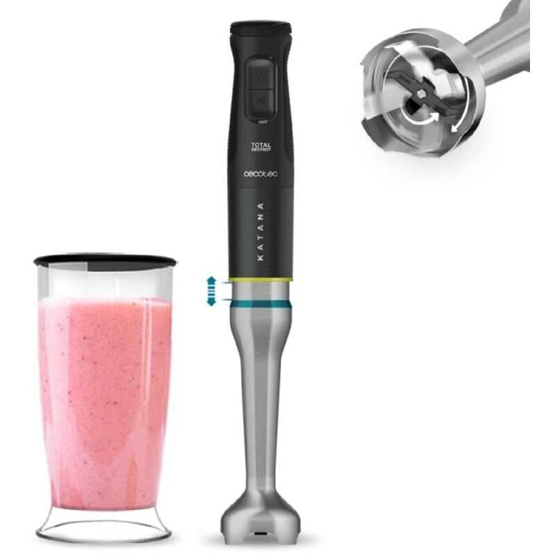 foto del prodotto frullatore a immersione katana 15 totaldestroy jar b cecotec
