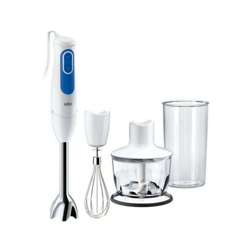 foto del prodotto frullatore a immersione multifunzione 700w bianco blu mq3035 sauce braun