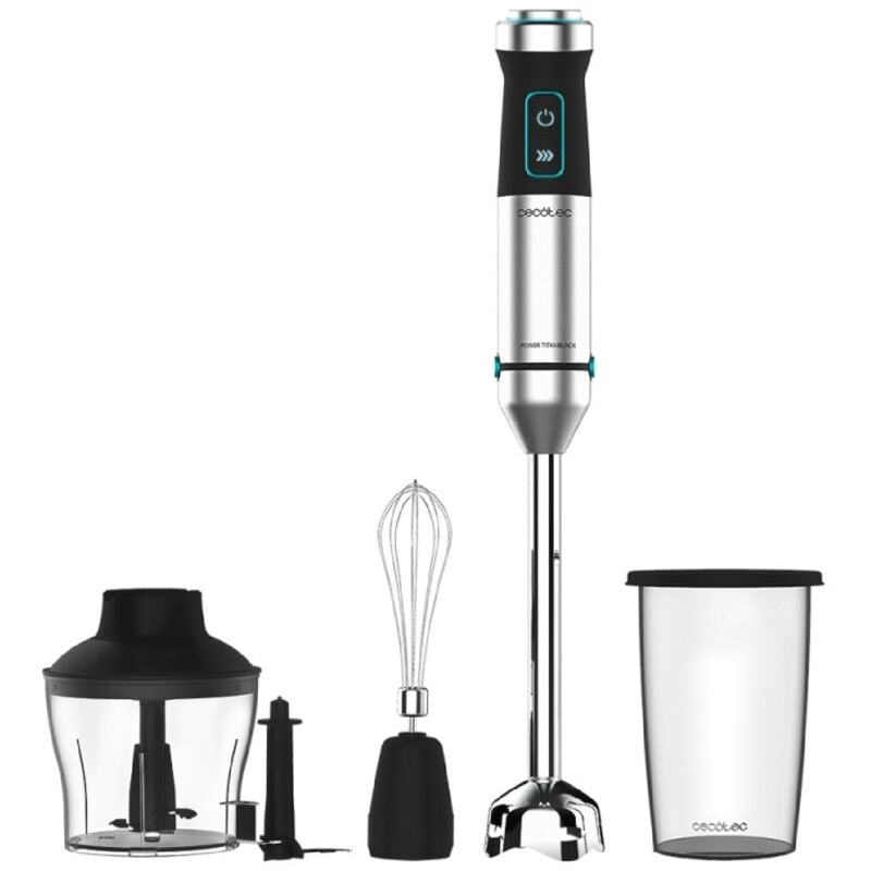 foto del prodotto frullatore a immersione power titanblack 1500 xl cream crush cecotec