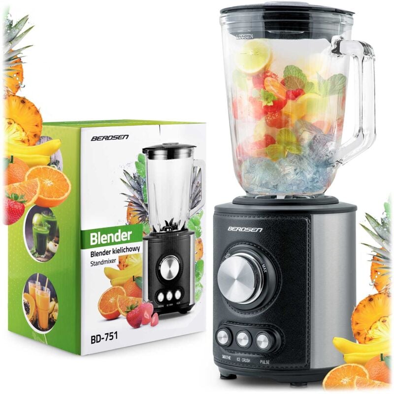 foto del prodotto frullatore a tazza berdsen bd 751 da 800 w, nero