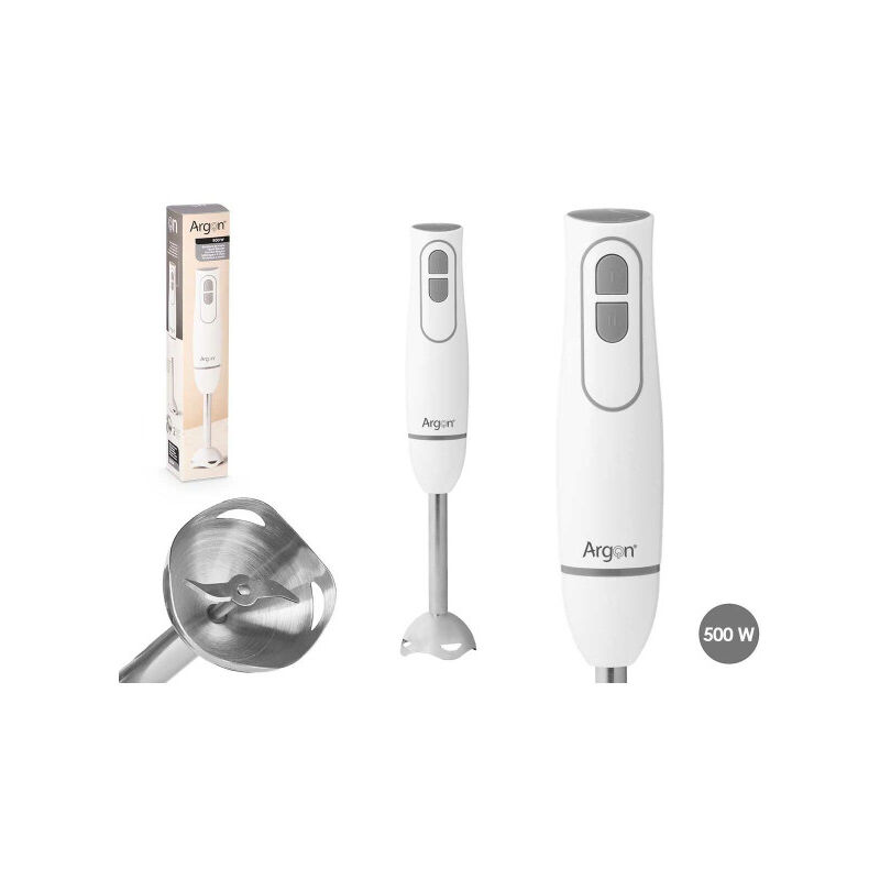 foto del prodotto frullatore ad immersione argon je 908a bianco grigio 500 w