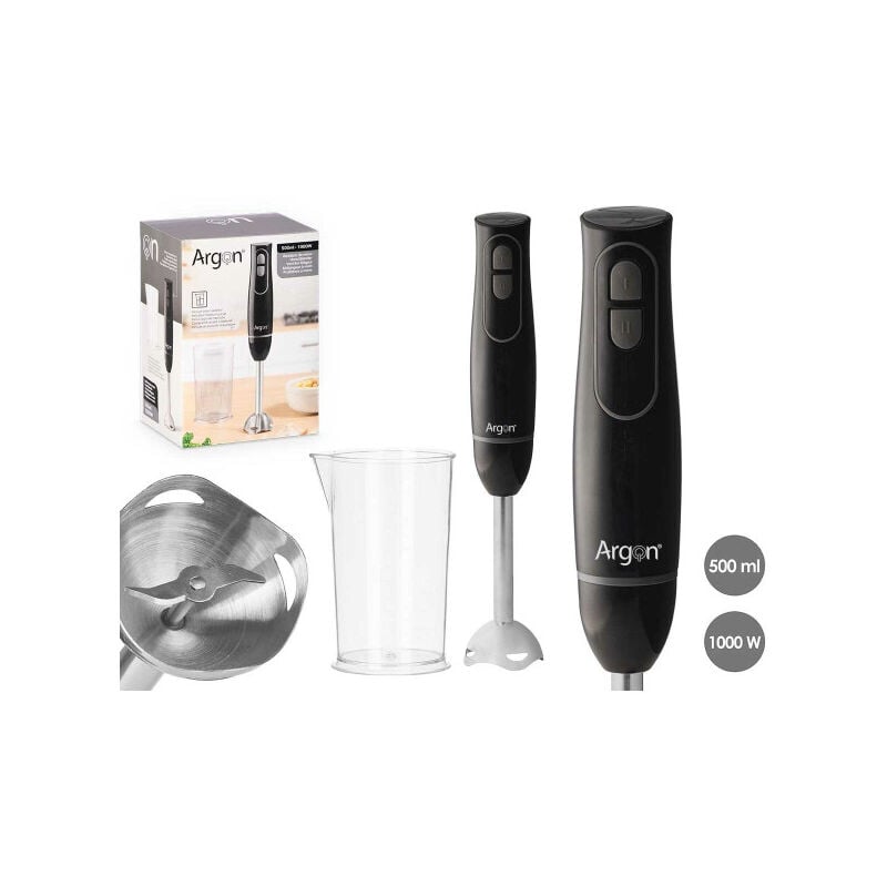 foto del prodotto frullatore ad immersione argon je 908ab nero grigio 1000 w