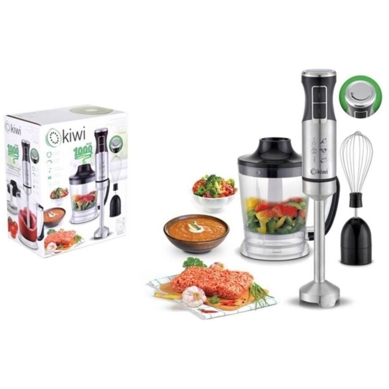 foto del prodotto frullatore ad immersione kiwi khb-4437 1 l 1000w acciaio inossidabile