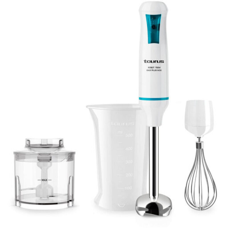 foto del prodotto frullatore ad immersione taurus 750easy plus bianco 750 w