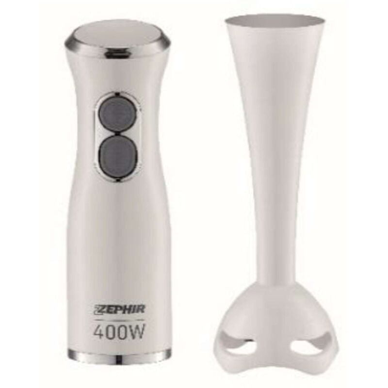 foto del prodotto frullatore ad immersione2 velocita 400w bianco zhc82 zephir
