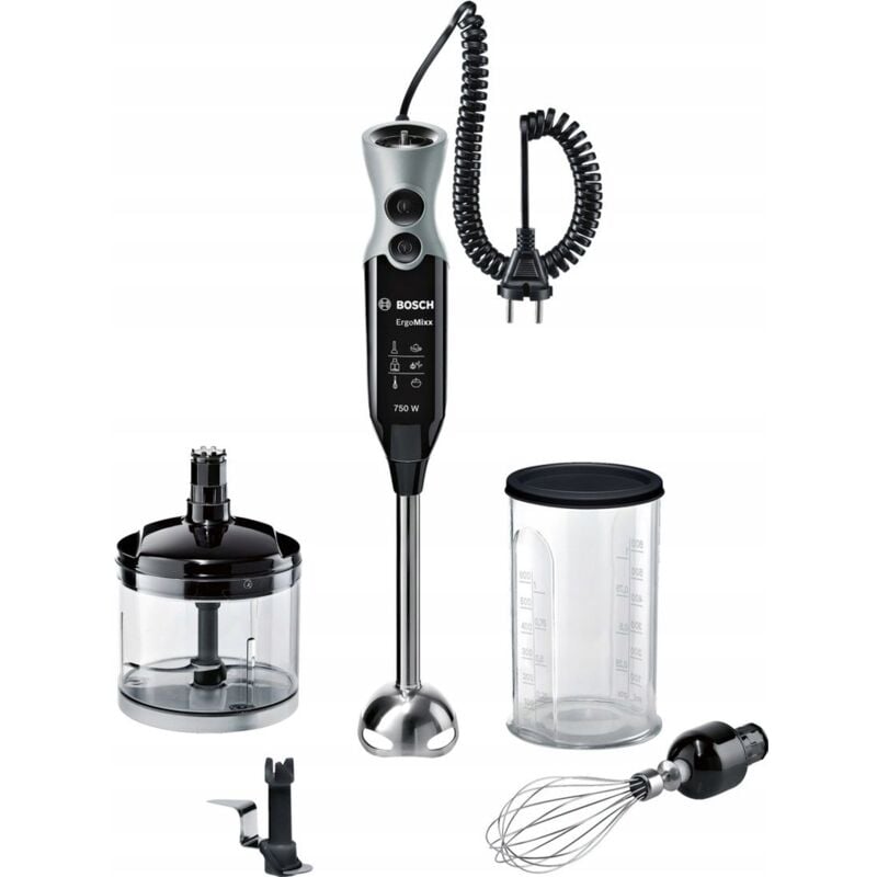 foto del prodotto frullatore da cucina ergomixx msm67170 nero 750w