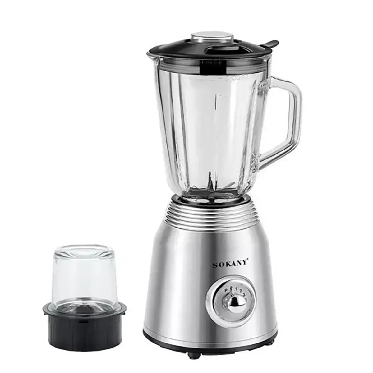 foto del prodotto frullatore elettrico 2 in 1 macina caffe tritatutto 800w mixer frutta 1.5l sk186