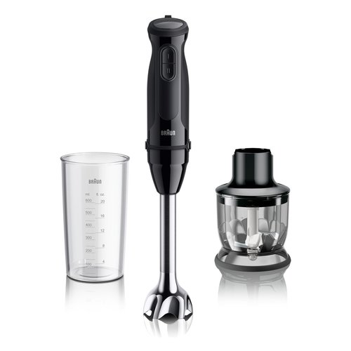 foto del prodotto frullatore immersione braun 0x22111537 multiquick 3 mq 30201 m black
