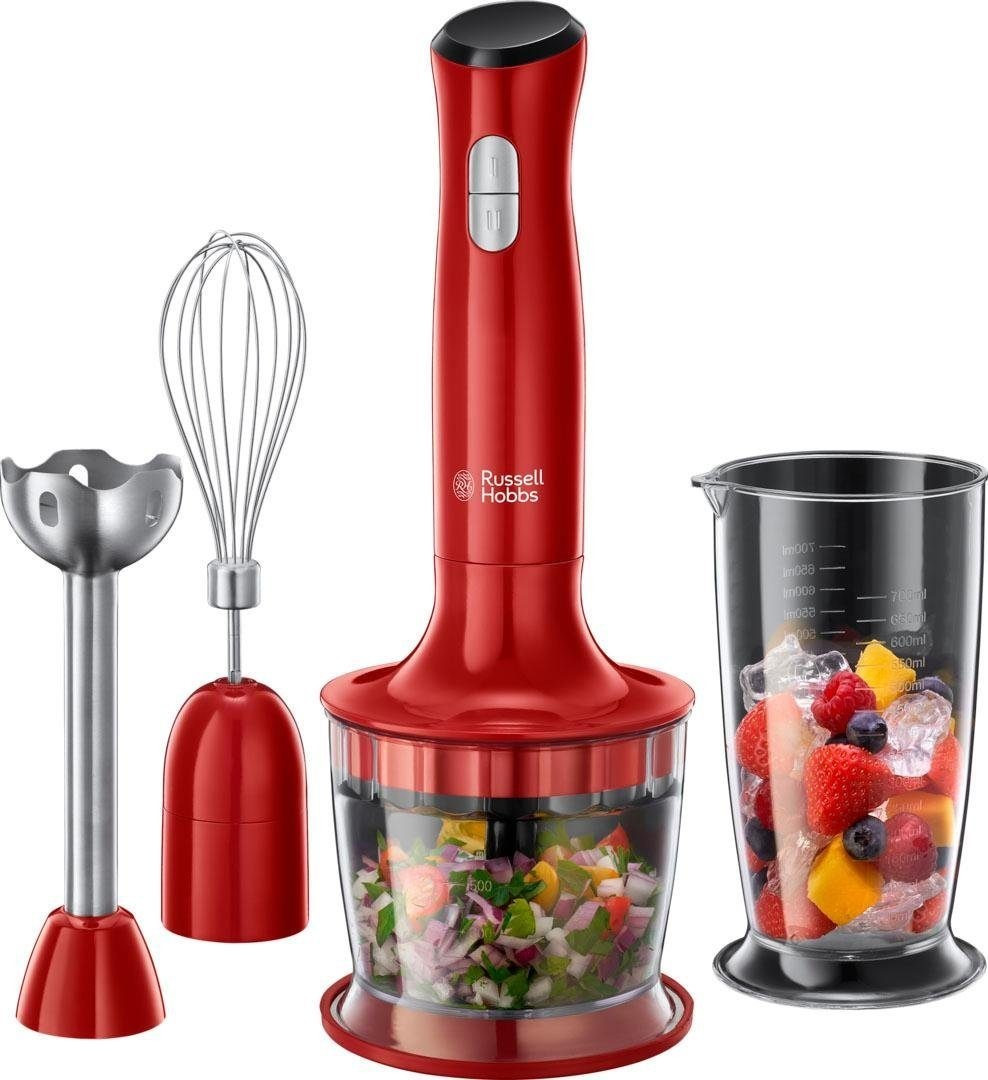foto del prodotto frullatore immersione russell hobbs 24700 56 desire 3in1 rosso e nero