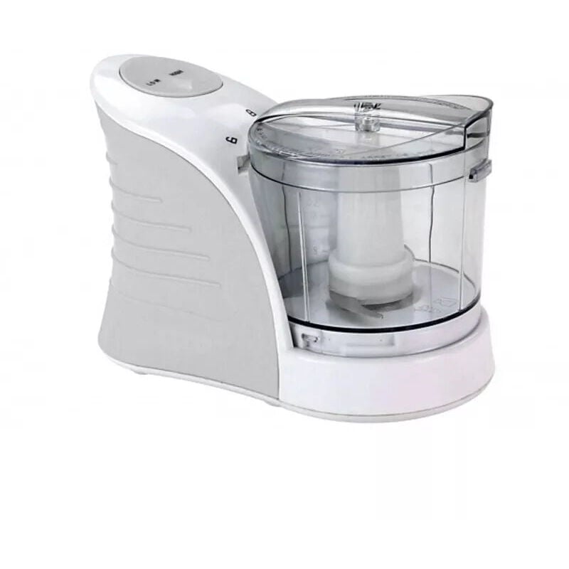 foto del prodotto frullatore tritatutto elettrico da 200w, lavabile, ideale per tritare e affettare verdure, design compatto e sicuro, perfetto per smoothies, salse e