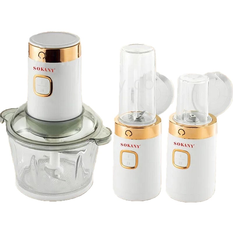 foto del prodotto frullatore tritatutto elettrico da cucina 2l 500w 3 in 1 multifunzione sk 7019