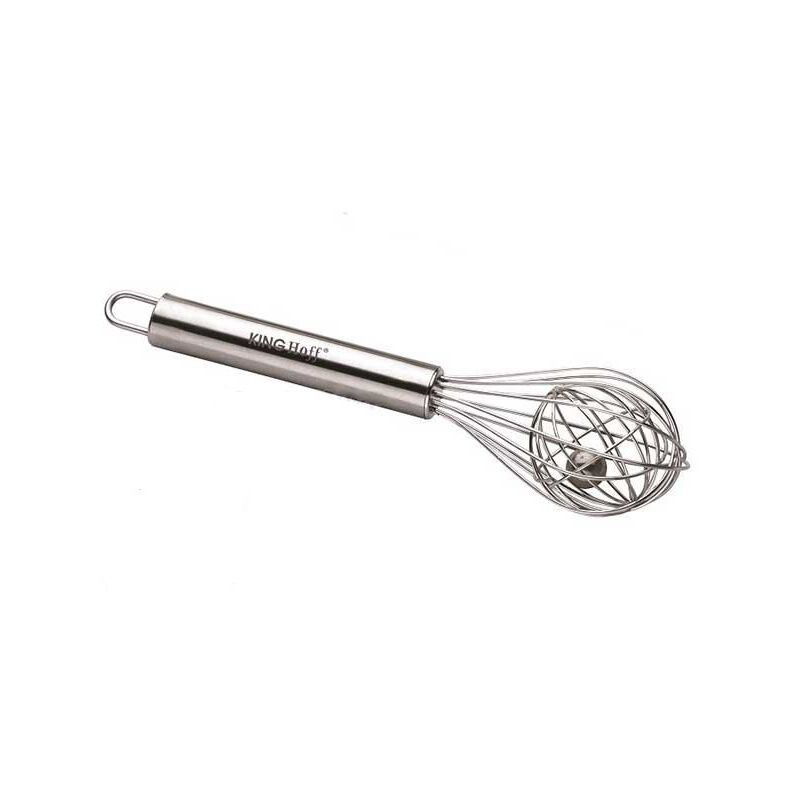foto del prodotto frusta da cucina in acciaio con sfera kinghoff kh 3179