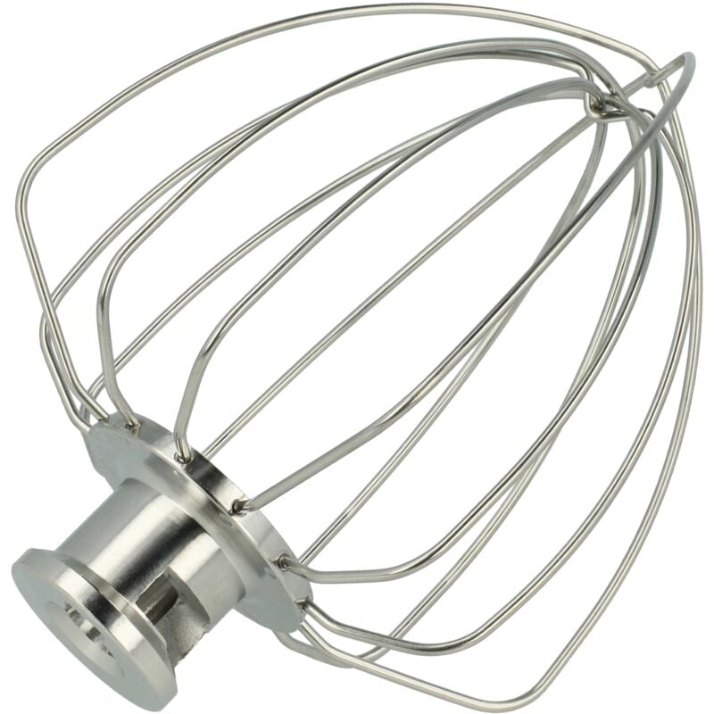 foto del prodotto frusta da cucina sostituisce kitchenaid 5ksm5thwwss per robot da cucina acciaio inox vhbw