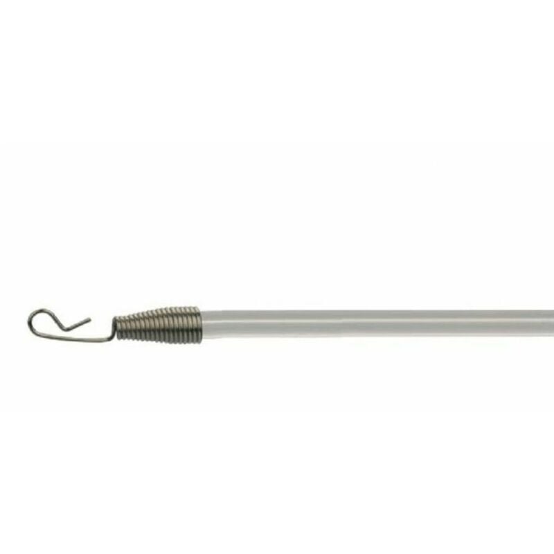 foto del prodotto frustino frusta asta per movimento tenda scorritenda pannelli rullo, in plexiglas trasparente con gancio 125 cm tendaggimania