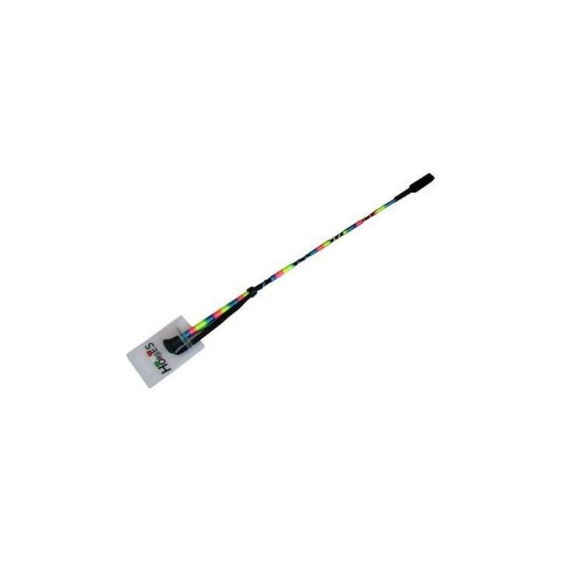 foto del prodotto frustino in nylon per equitazione modello multicolor