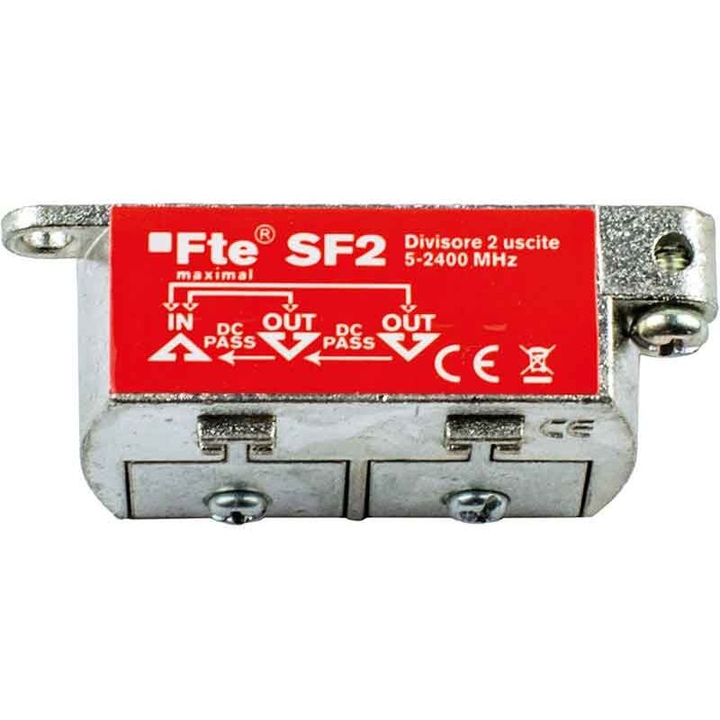 foto del prodotto fte - divisore tv per digitale terrestre e satellitare 2 uscite 4db