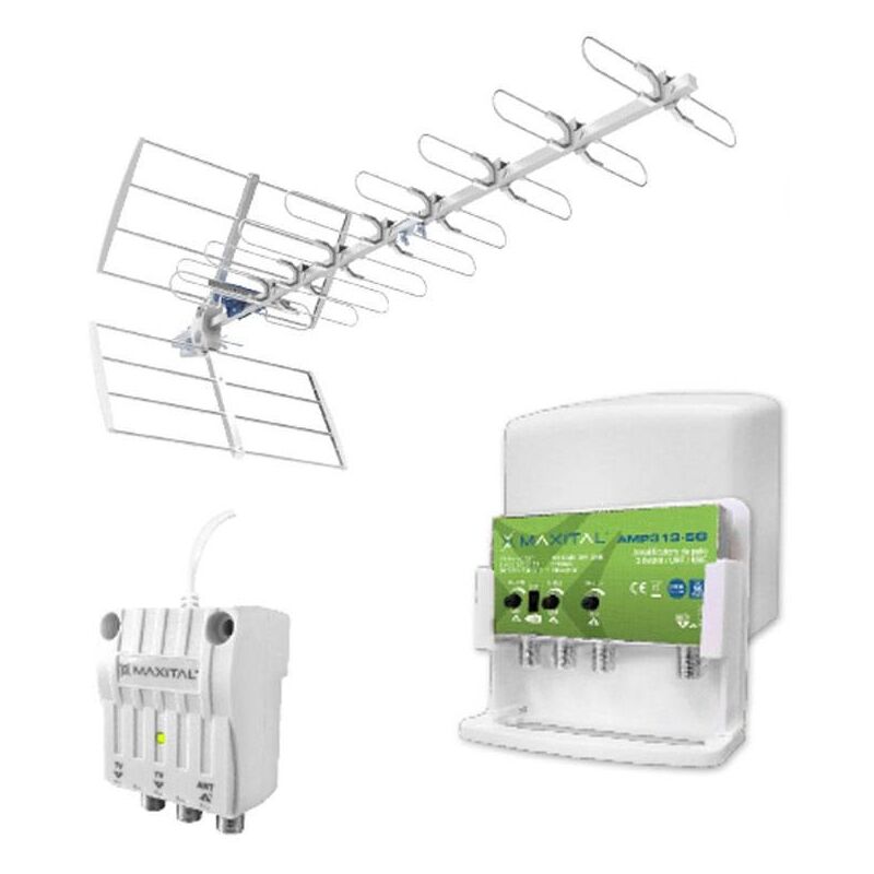 foto del prodotto fte kit antenna dtt con filtro 5g con amplificatore e alimentatore vkit7 5g