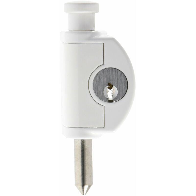 foto del prodotto ftr42 w al0125 serratura con blocco, blocco finestre con chiavistello in acciaio inox, chiusura a chiave, livello di sicurezza: 4, 56906, 24 mm, bianco - abus