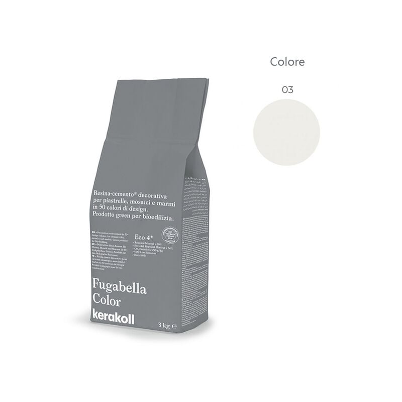foto del prodotto fugabella color 03 stucco fugante sacco 3 kg