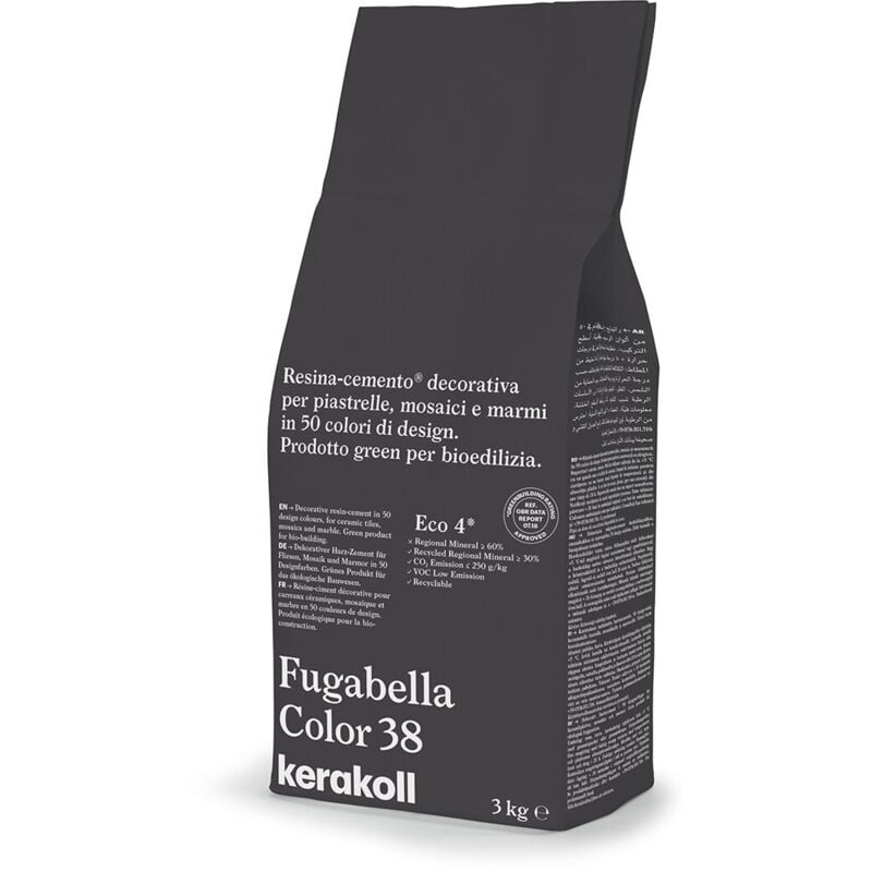 foto del prodotto fugabella color fuga resina cemento per piastrelle marmo kg.3 kerakoll 38