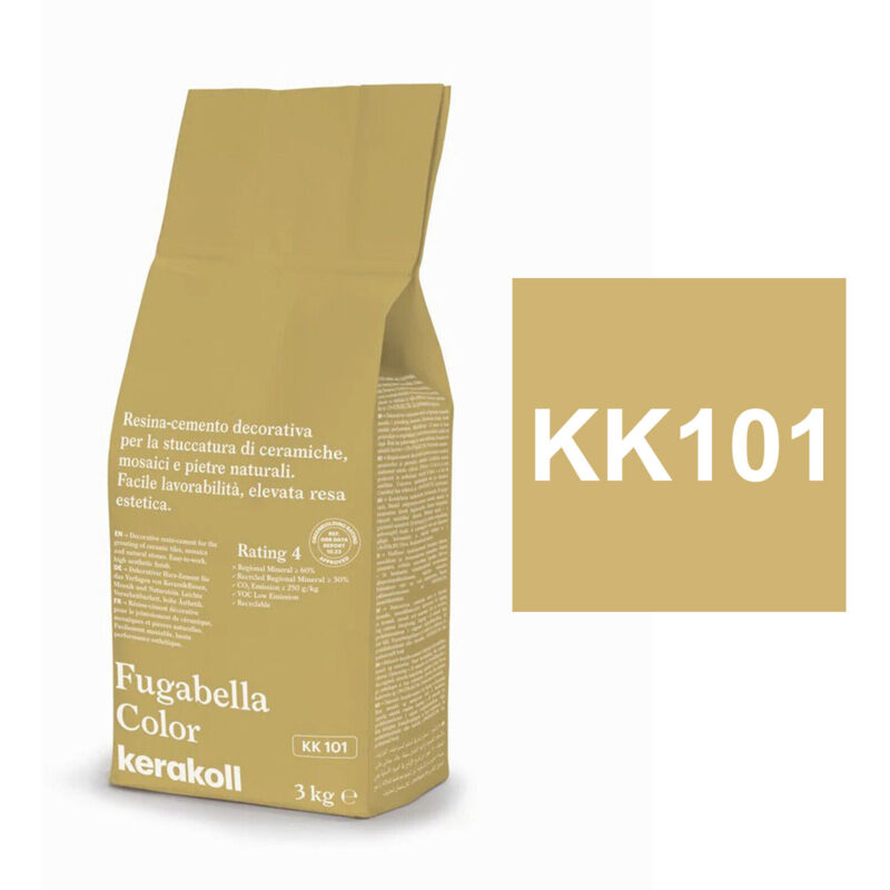 foto del prodotto fugabella color kk 101 resina-cemento per stuccatura kg 3