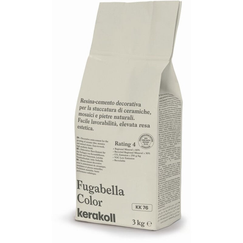 foto del prodotto fugabella color kk 76 resina cemento per stuccatura kg 3