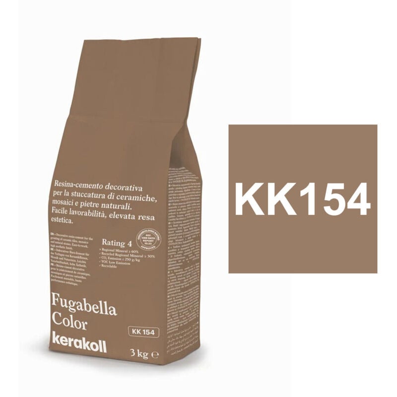 foto del prodotto fugabella color kk154 resina stucco piastrelle mosaici marmi 3 kg kerakoll