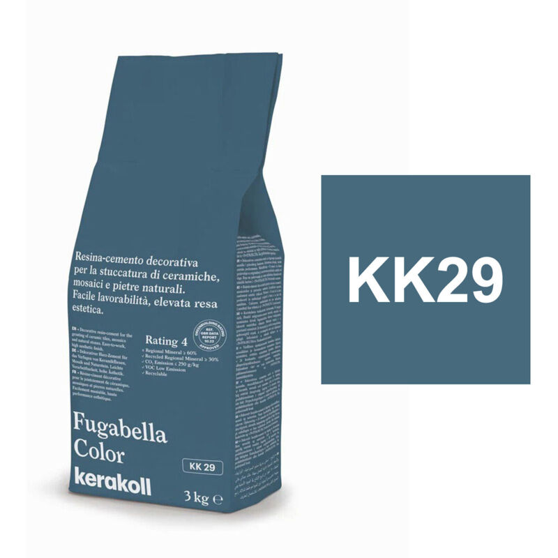 foto del prodotto fugabella color kk29 resina stucco piastrelle mosaici marmi 3 kg kerakoll