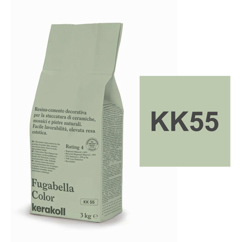 foto del prodotto fugabella color kk55 resina stucco piastrelle mosaici marmi 3 kg kerakoll