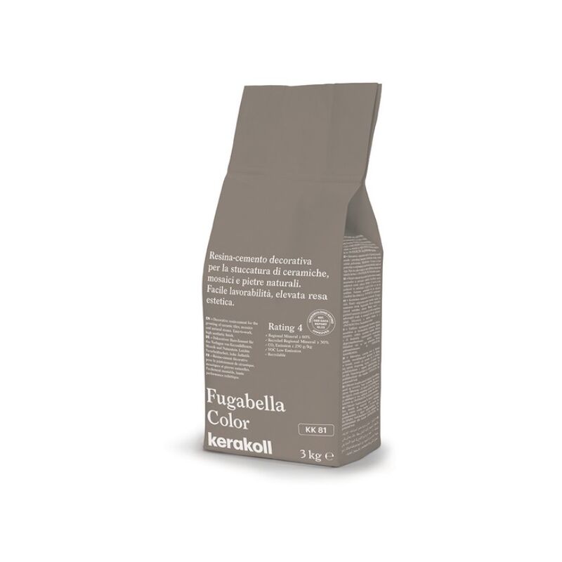 foto del prodotto fugabella color kk81 resina stucco piastrelle mosaici marmi 3 kg kerakoll