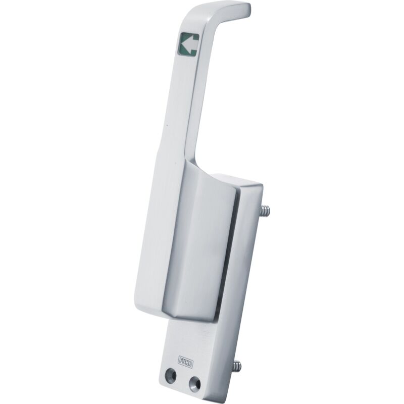 foto del prodotto fuhr azionamento porta 980 din sinistra anodizzata argento lm 23mm asta tonda 10mm