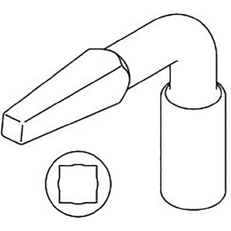 foto del prodotto fuhr - chiave a perno 766 inserto per chiave a bussola 8mm quadrato 6,5-9mm