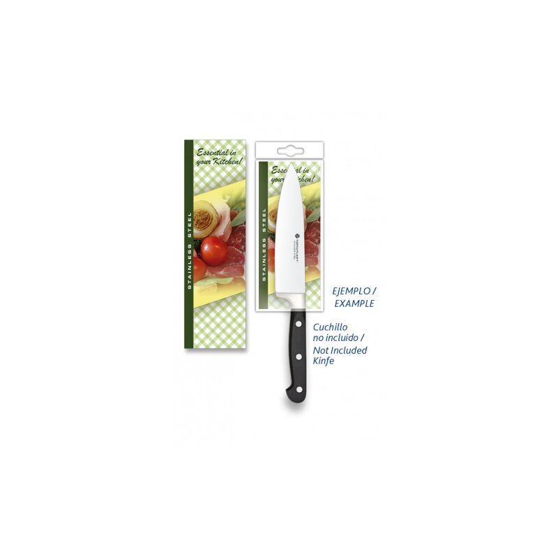 foto del prodotto fuienko confezione blister per coltello da cucina, dimensioni 59 x 197 mm