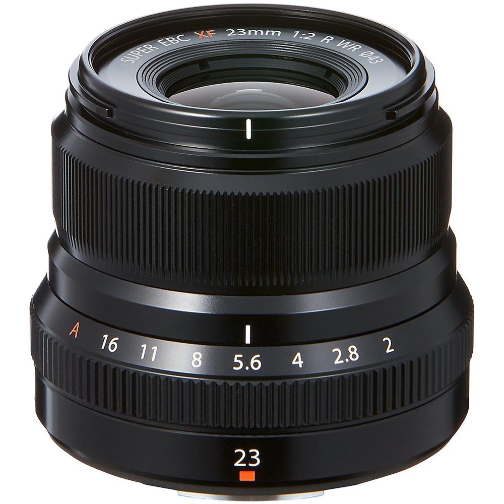foto del prodotto fujifilm fujinon xf 23mm f2 r wr milc srl obiettivo ampio nero