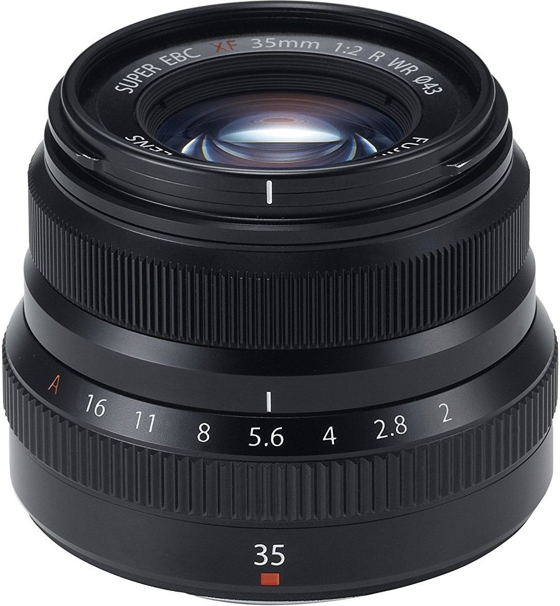 foto del prodotto fujifilm fujinon xf35mm f2.0 r wr milc obiettivi standard nero