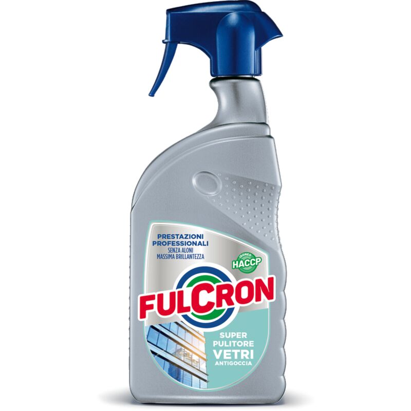 foto del prodotto fulcron super detergente vetri idoneo haccp 750 ml