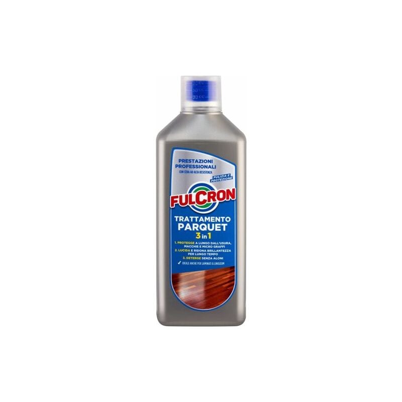 foto del prodotto fulcron trattamento parquet 3 in 1 protegge lucida deterge pulizia professionale