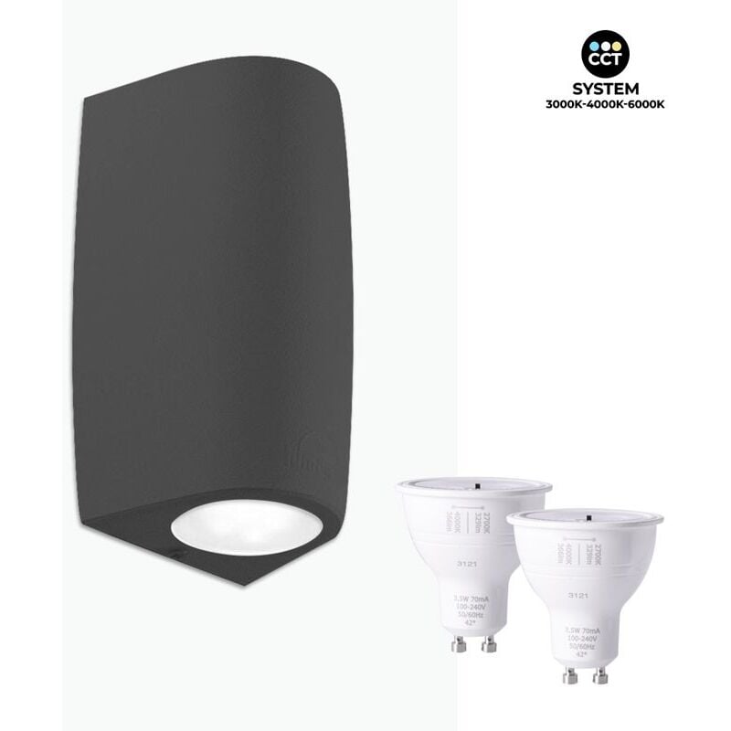 foto del prodotto fumagalli aplique de pared led up down marta gu10 3,5w