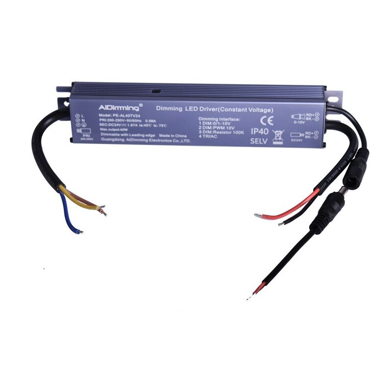 foto del prodotto fumagalli driver a tensione costante dimmerabile a triac cv 24v 1,67a 42w