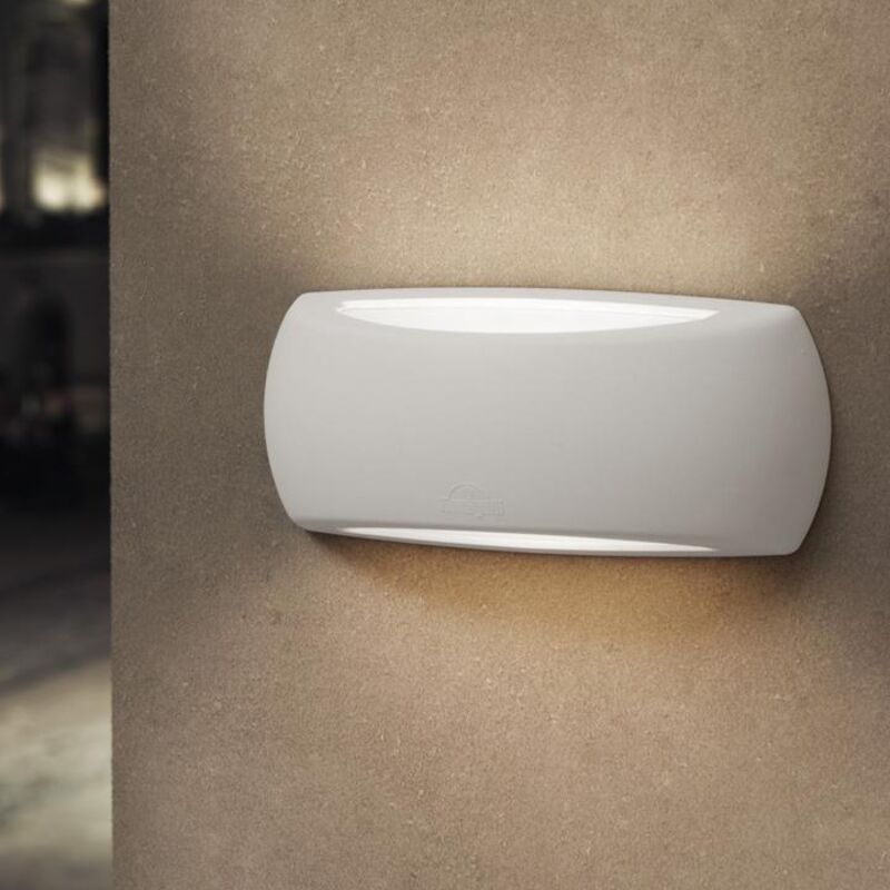foto del prodotto fumagalli francy bianco opale e27 led 8,5w cct wall
