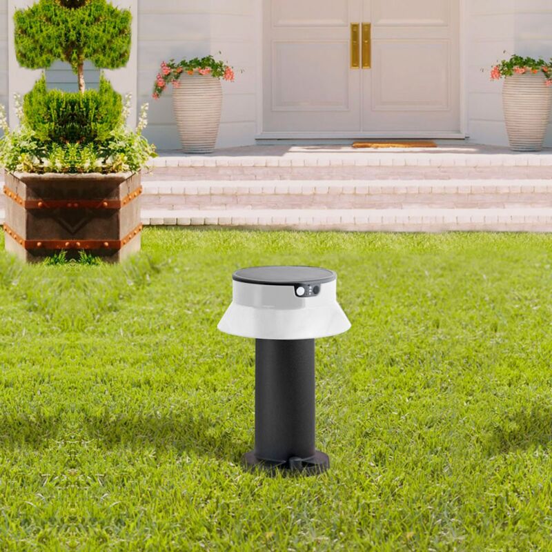 foto del prodotto fumagalli paletto solare led felice 400 con sensore pir 33 cm 4000k 