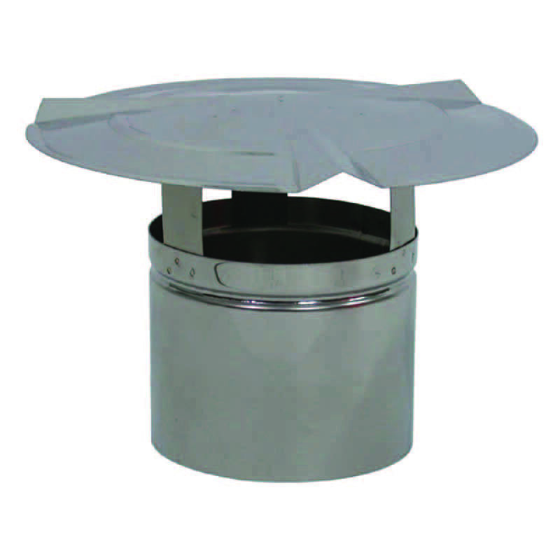 foto del prodotto fumaioli a cappello in acciaio inox cm.8
