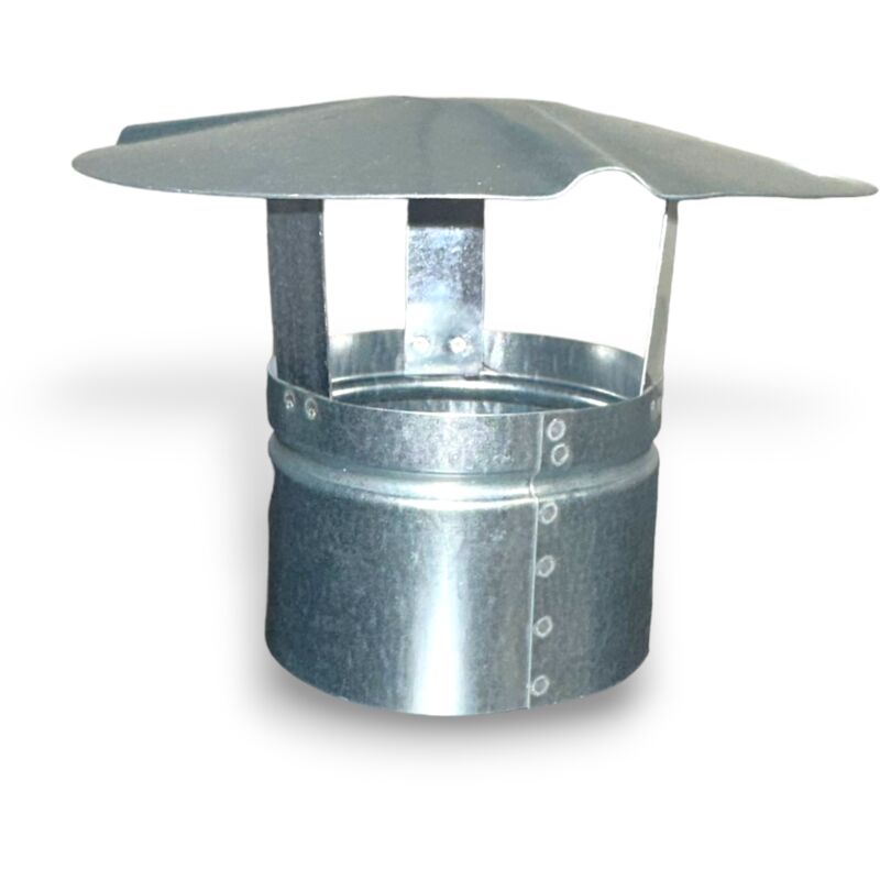 foto del prodotto fumaioli a cappello in acciaio inox per camini o stufe ad alta resistenza e durabilit 14 cm