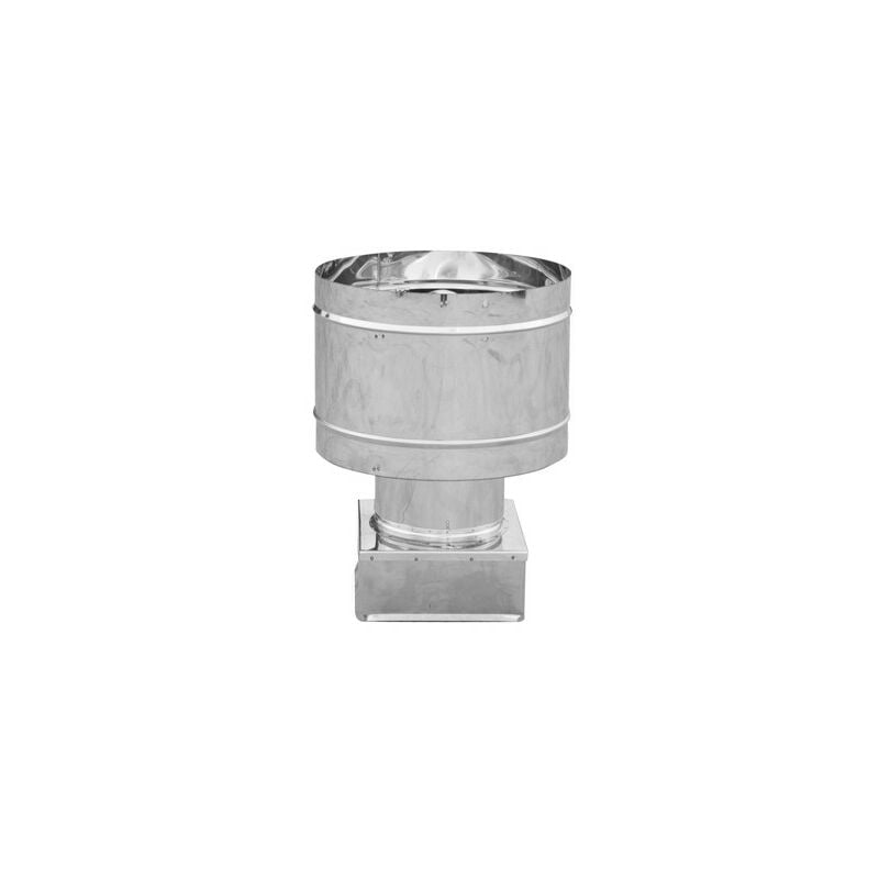 foto del prodotto fumaiolo 4 venti base quadra acciaio inox mm 450x450