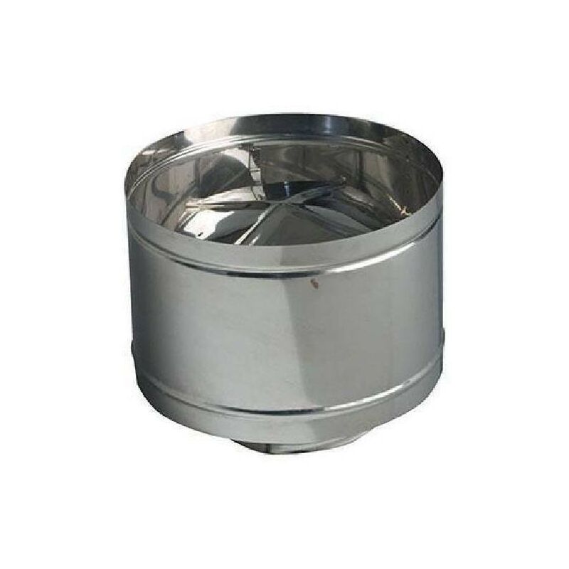 foto del prodotto fumaiolo a botte antivento inox 304 da mm.200