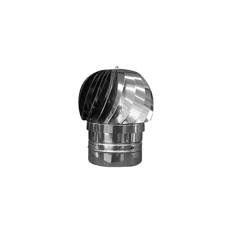 foto del prodotto fumaiolo cappa girevole acciaio inox terminale canna fumaria stufa camino 16117v 130 16116 