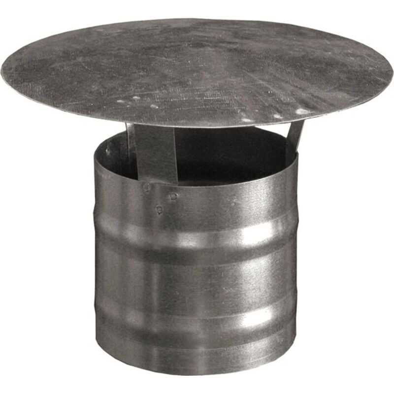 foto del prodotto fumaiolo cappello cinese in lamiera zincata canna fumaria camino d 100mm