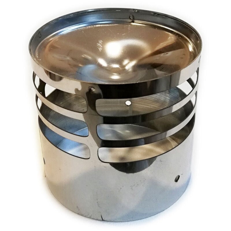 foto del prodotto fumaiolo eco gas inox innesto m maschio, diametro 100mm