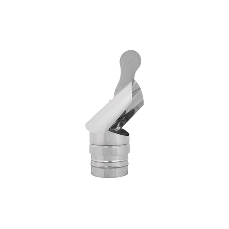 foto del prodotto fumaiolo girevole inox tondi 12 cm.