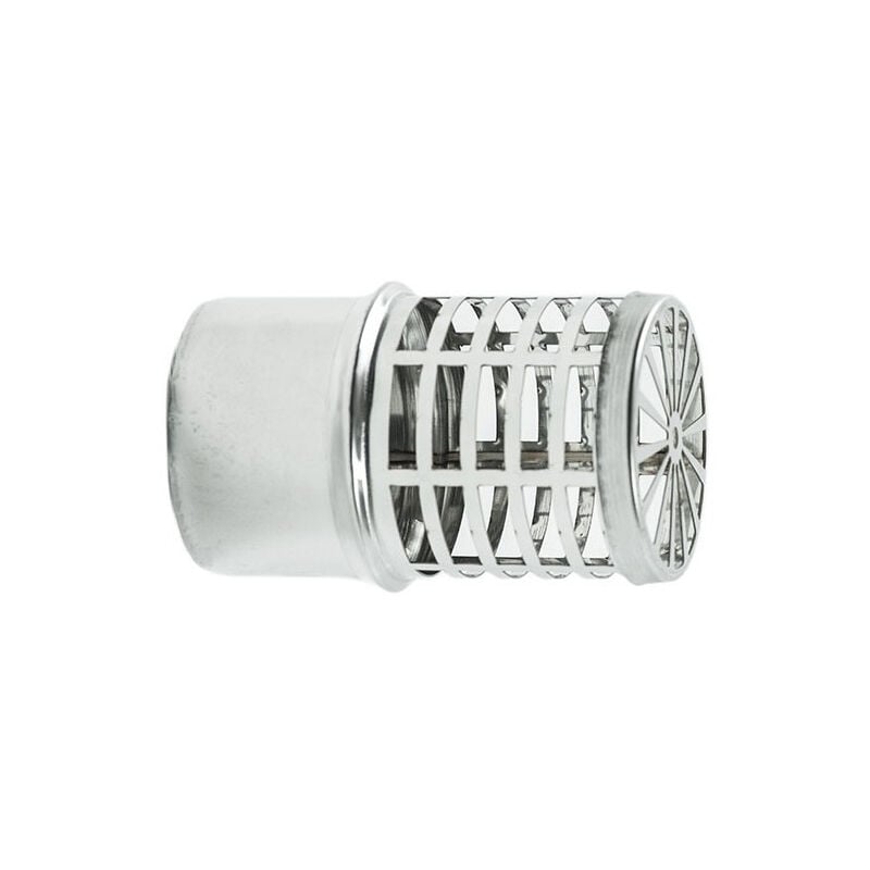 foto del prodotto fumaiolo terminale eco pellet per tubi pellet innesto m maschio, diametro 80mm